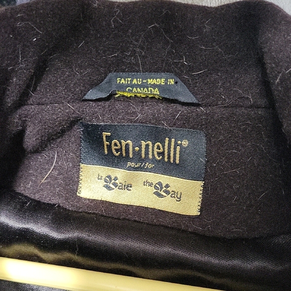 Women's Black Double-Breasted Coat - Picture 2 of 4